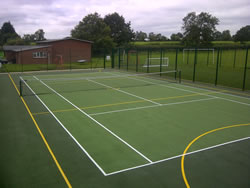 tennis courts