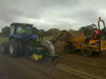 Sports Pitch Construction Natural Turf Seeding and Drainage